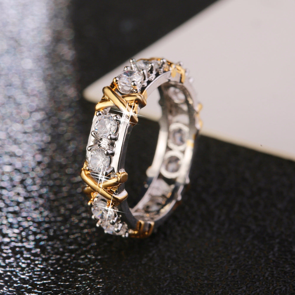 GOLD DIAMOND ETERNITY BAND RING