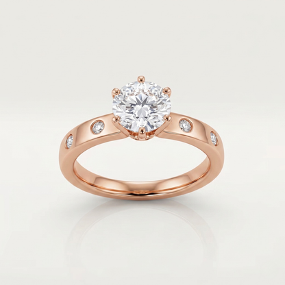 DIAMOND SOLITAIRE ELEGANCE RING