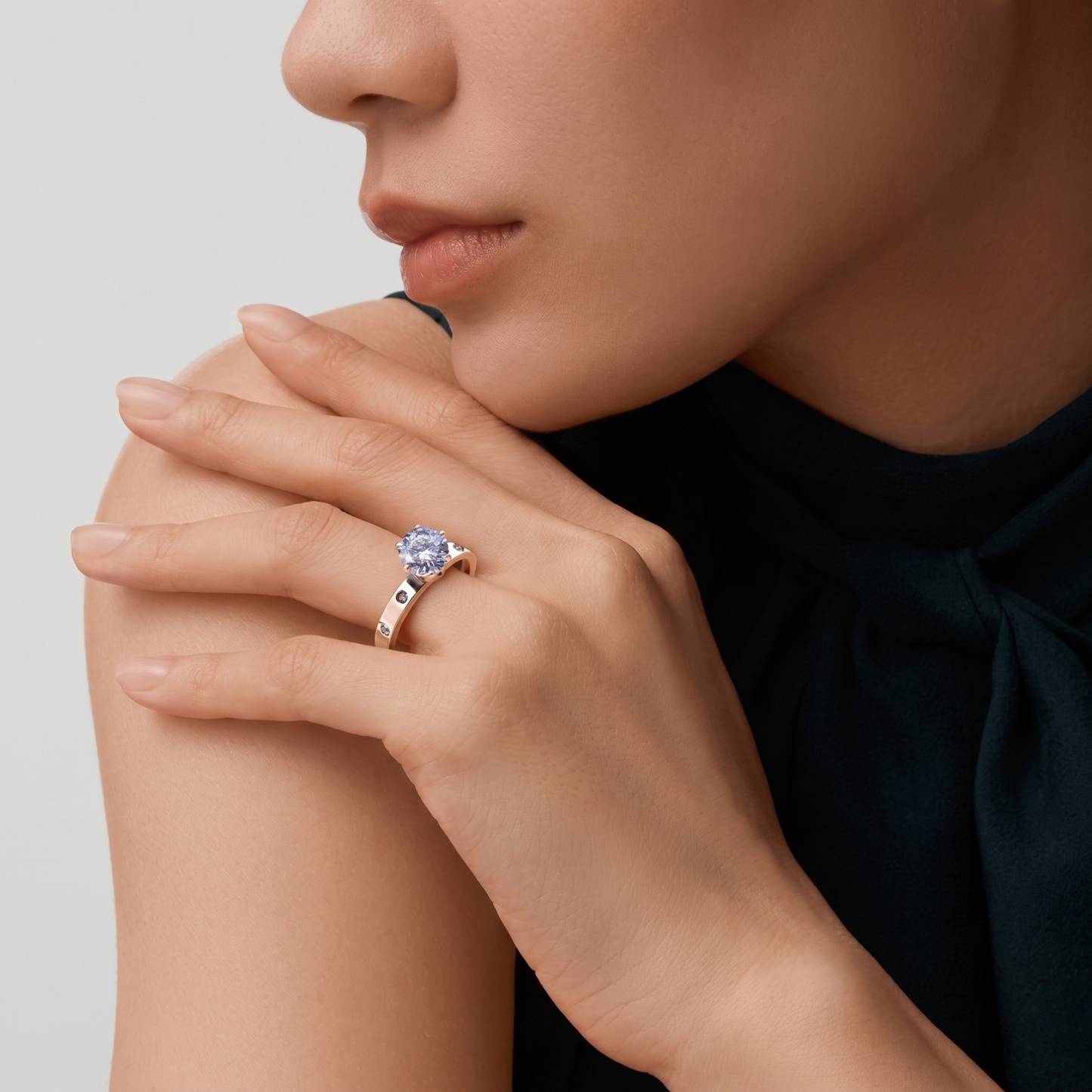 DIAMOND SOLITAIRE ELEGANCE RING