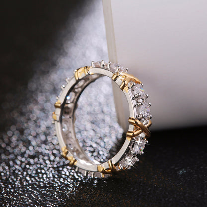 GOLD DIAMOND ETERNITY BAND RING