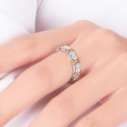 GOLD DIAMOND ETERNITY BAND RING