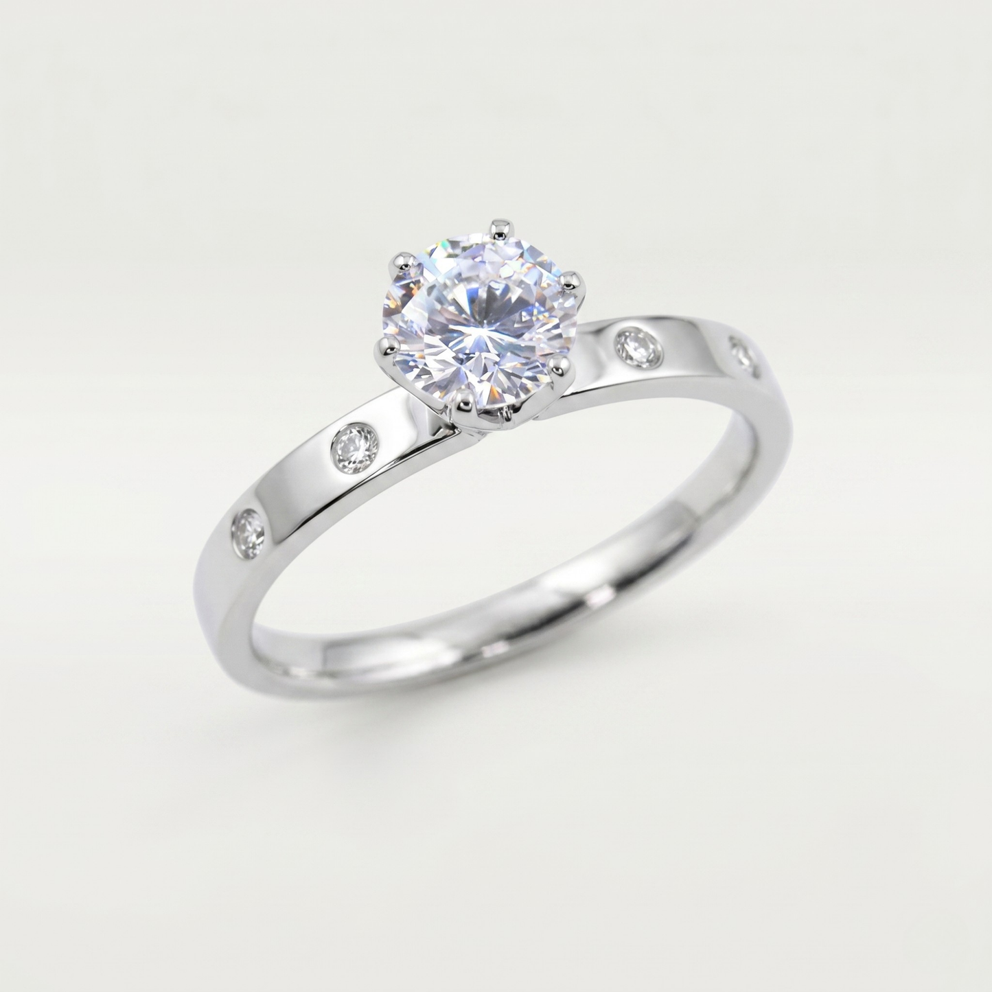 DIAMOND SOLITAIRE ELEGANCE RING