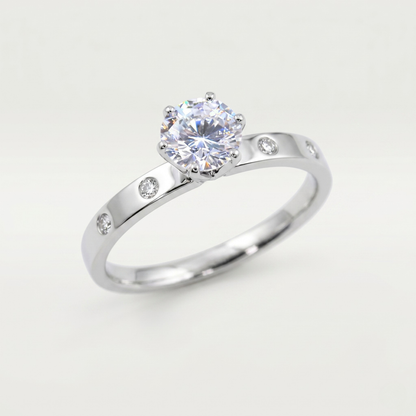 DIAMOND SOLITAIRE ELEGANCE RING