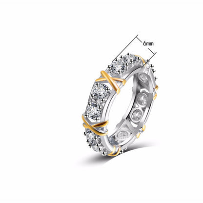GOLD DIAMOND ETERNITY BAND RING